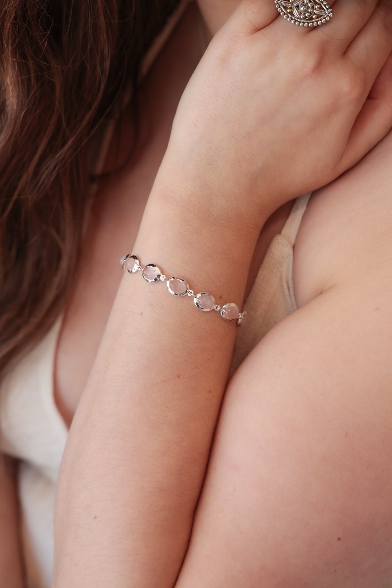 Okelo Rose Quartz Bracelet