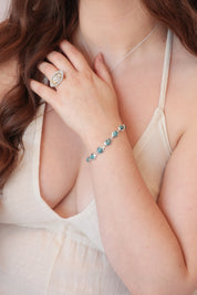 Okelo Blue Copper Turquoise Bracelet