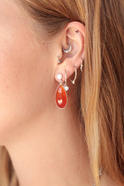 Clarice Carnelian Drops