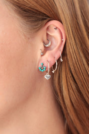 Neneh Dotted Turquoise Studs