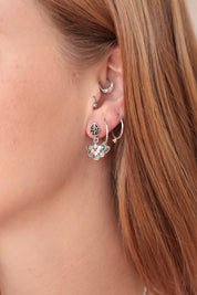 Zalia Oxidised Petal Drops