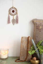 Brown Tassel Leaf Wall Hanging