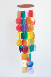 Rainbow Capiz Shell Windchime