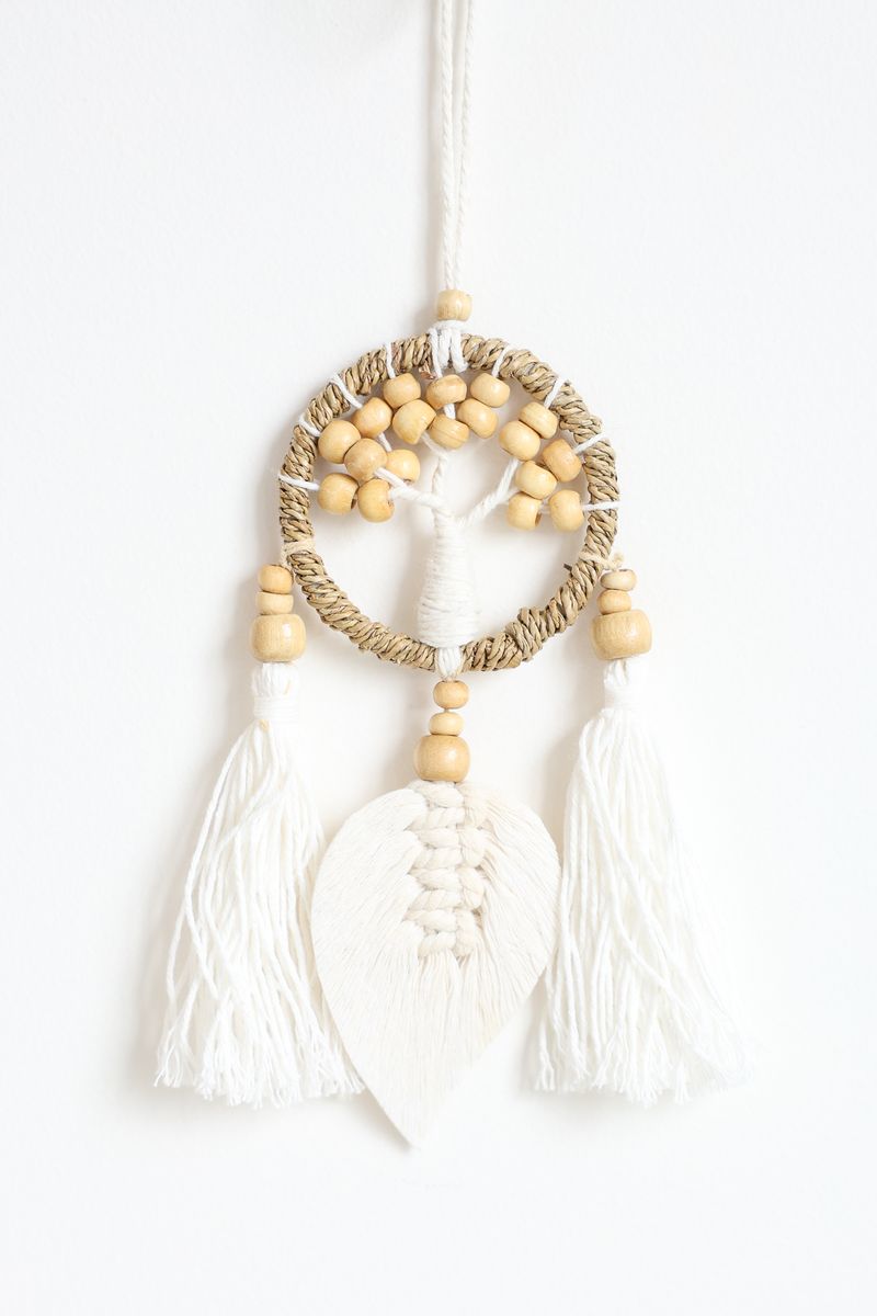 White Shell Tree Wall Hanging