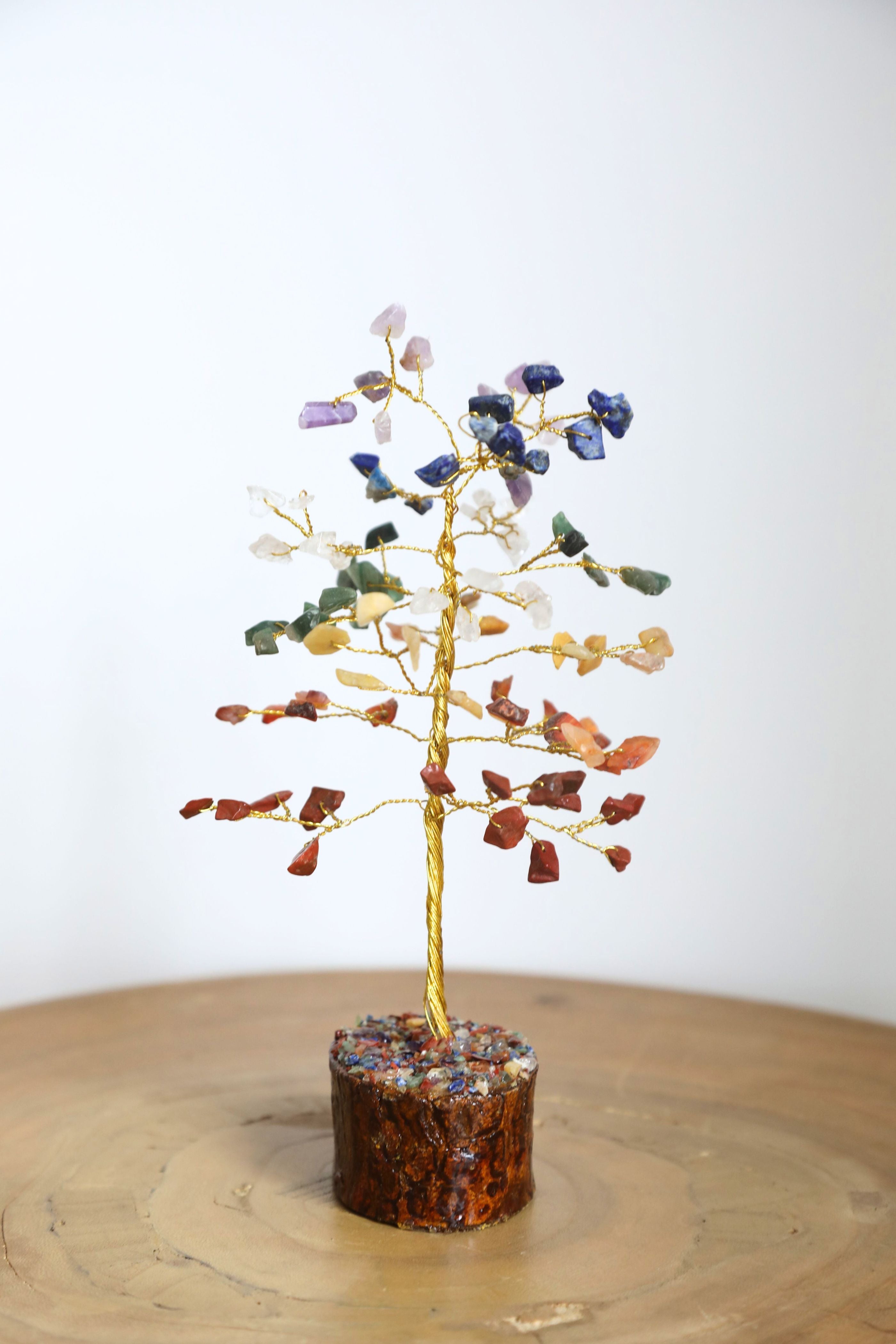 Chakra Gold Medium Crystal Tree