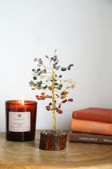 Chakra Gold Medium Crystal Tree