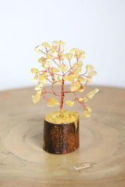 Citrine Copper Small Crystal Tree