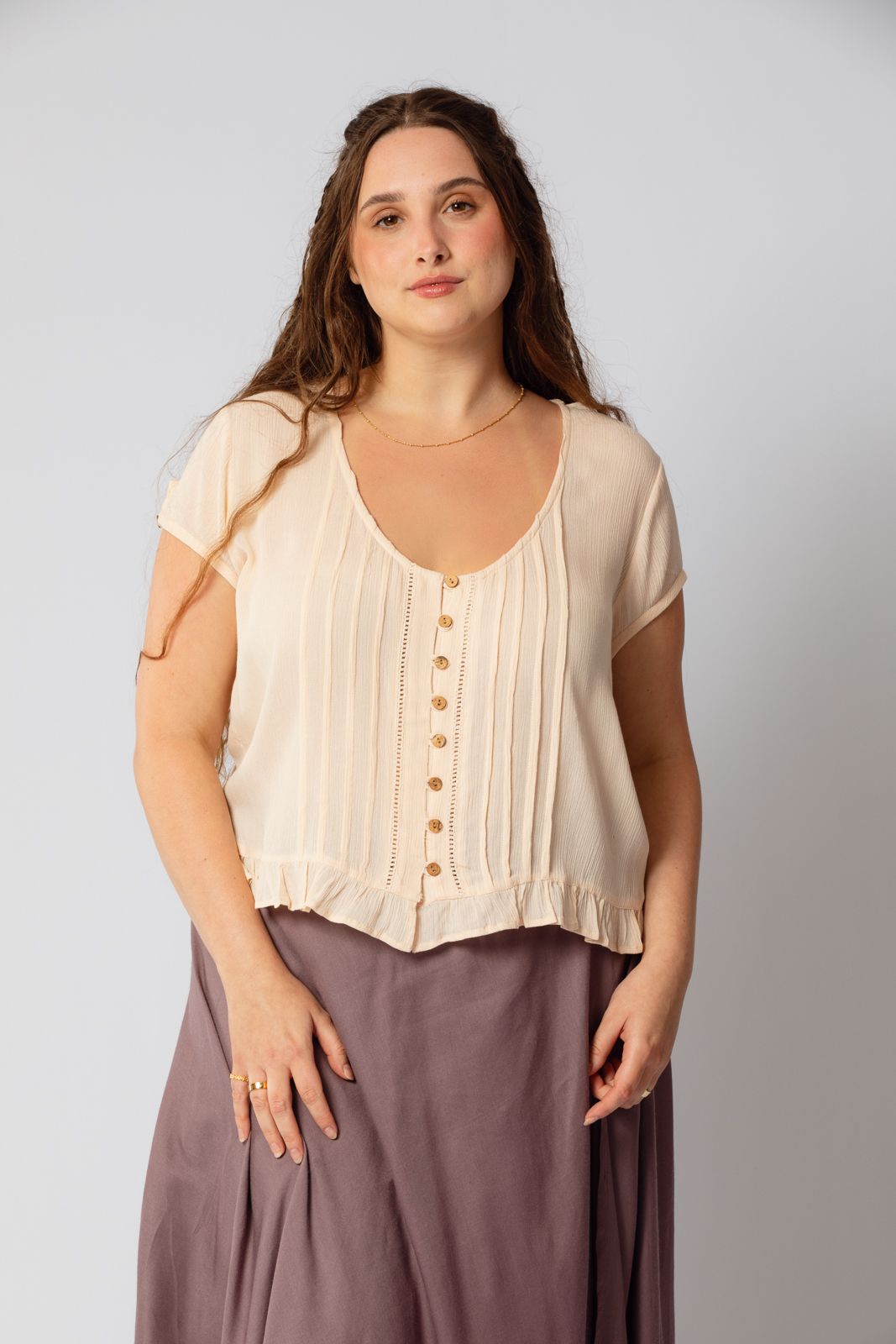 Sita Top with Frill