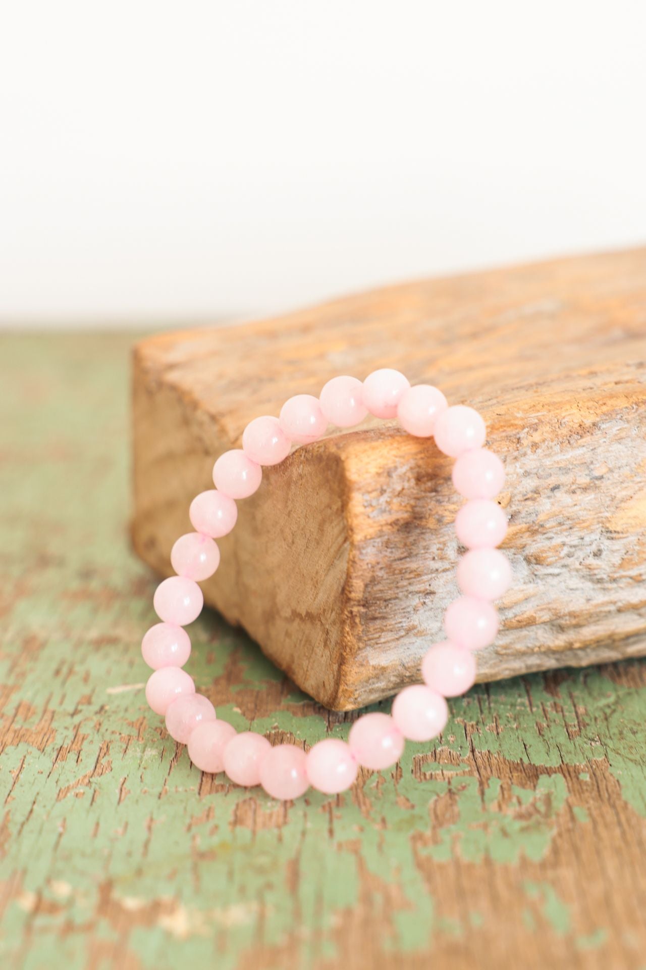Rose Quartz Beaded Bracelet
