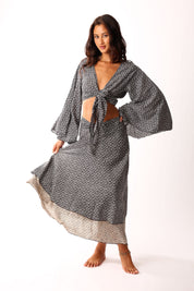 Long Wrap Skirt