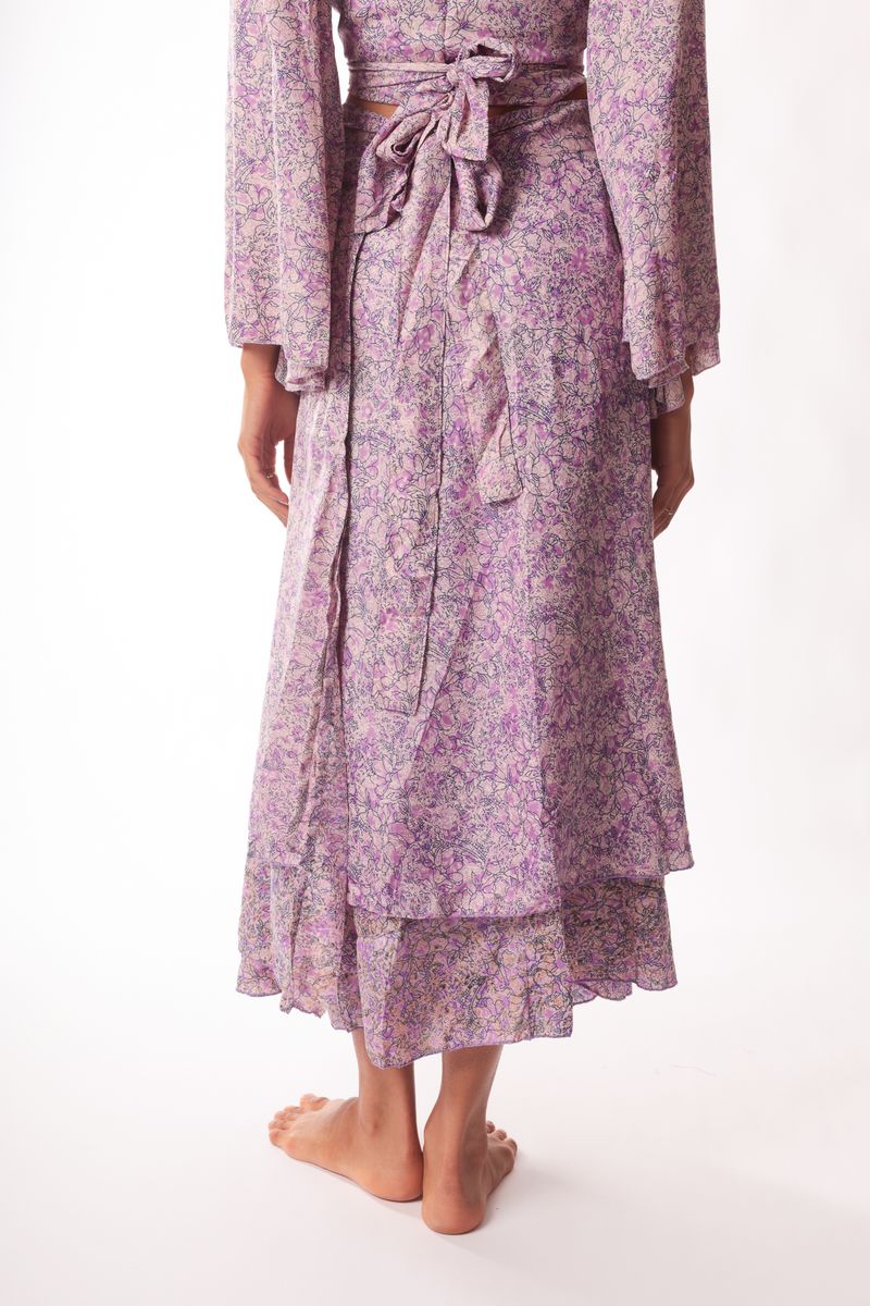 Long Wrap Skirt