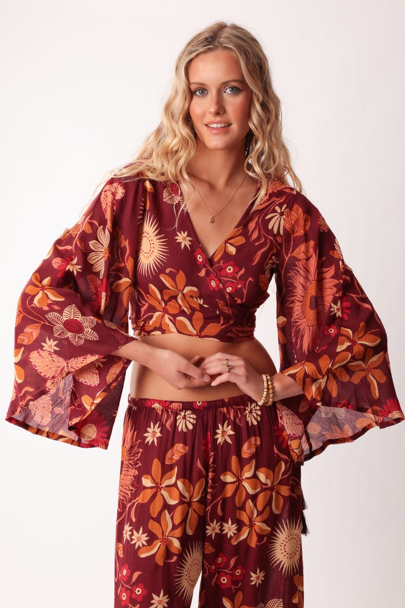 Lassi Wrap Top
