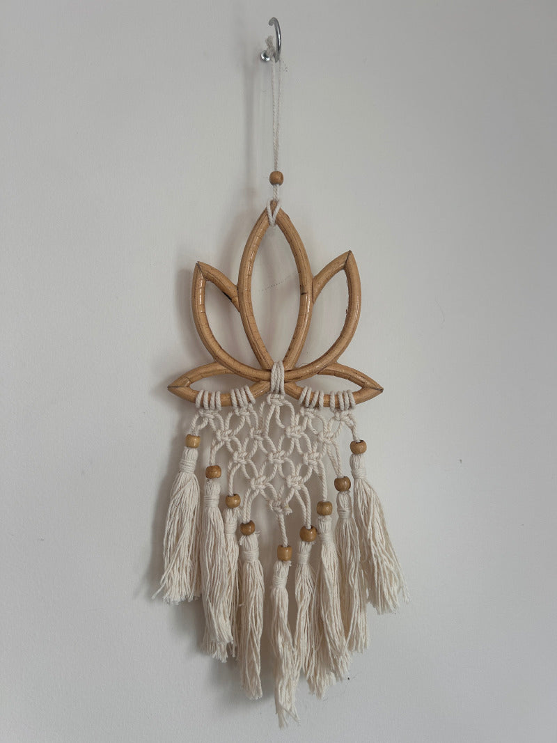 Lotus Macrame Dreamcatcher