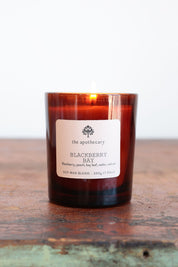 Blackberry Bay Amber Glass Candle