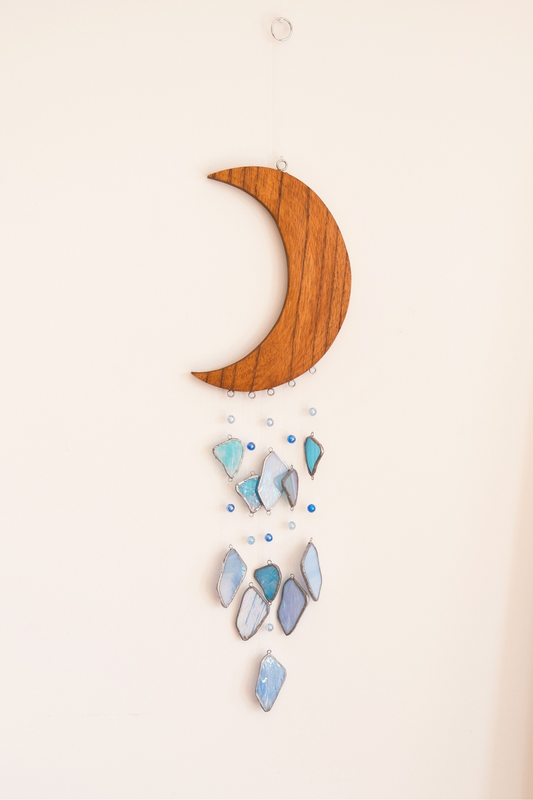 Hanging Moon with Glass