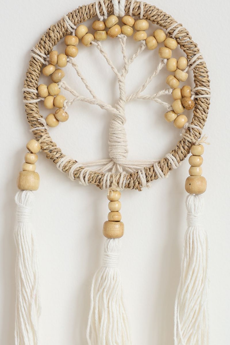 White Tree Tassel Wall Hanging