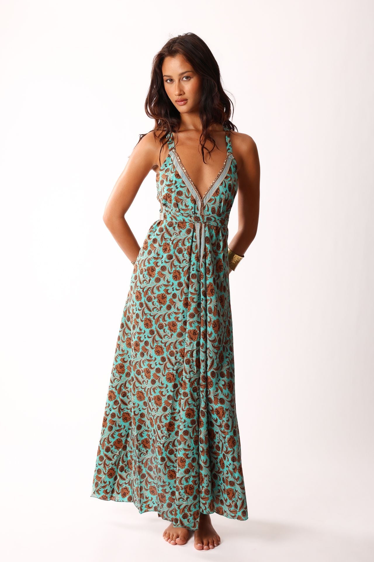 Alia Halter Dress
