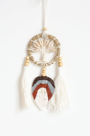 Brown Shell Tree Wall Hanging