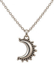 Celestie Silver Moon Necklace