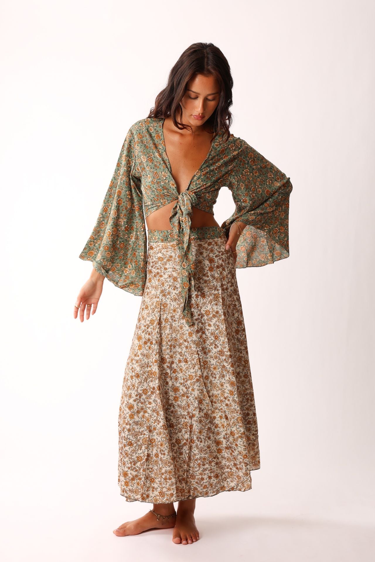 Long Wrap Skirt