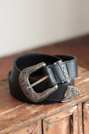 Black Boho Western Belt