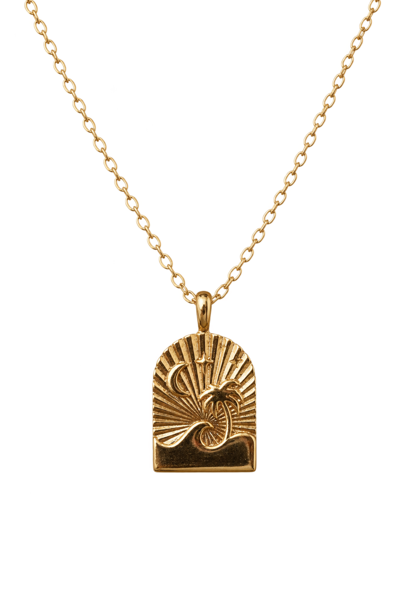 Waves Gold Necklace