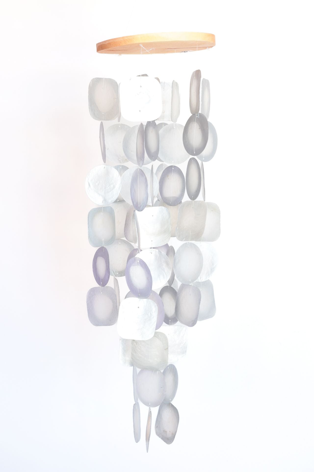 Silver Capiz Shell Windchime