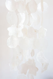 White Celestial Capiz Shell Windchime