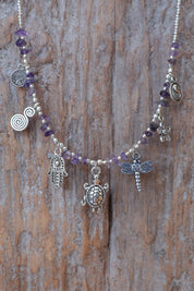 Verano Amythyst Stone Necklace