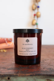 Blackberry Bay Amber Glass Candle