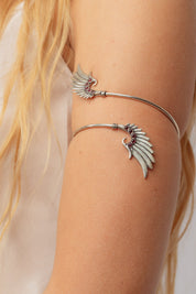 Devi Silver Arm Cuff