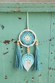 Teal Macrame Wall Hanging