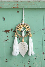 White Shell Tree Wall Hanging