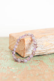 Amethyst Beaded Bracelet