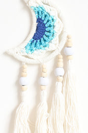 Blue Moon Tassel Small Wall Hanging