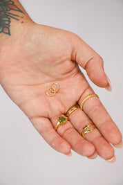 Estele Gold Hoops