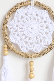 White Tassel Leaf Wall Hanging
