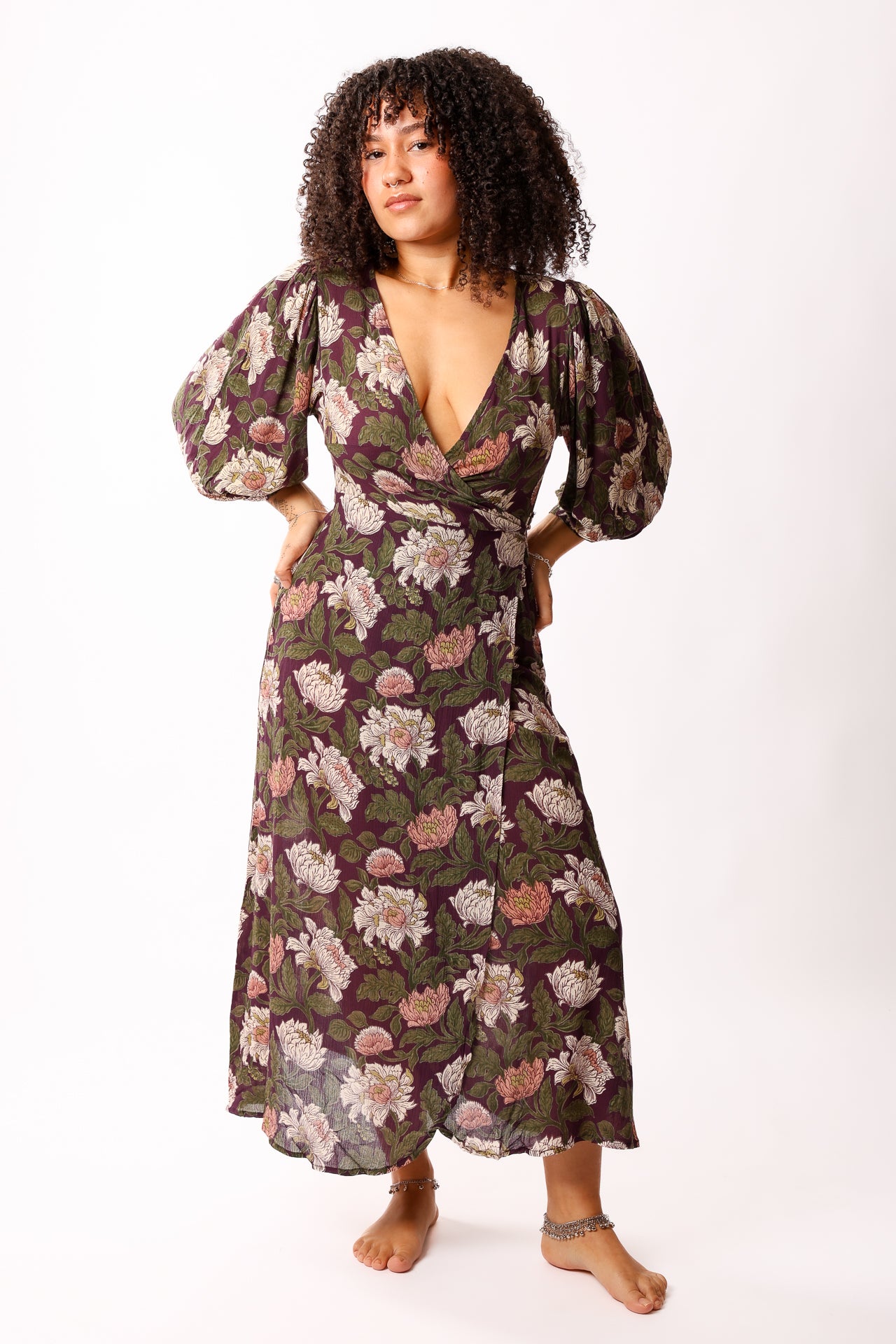 Rosewater Wrap Dress