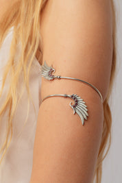 Devi Silver Arm Cuff