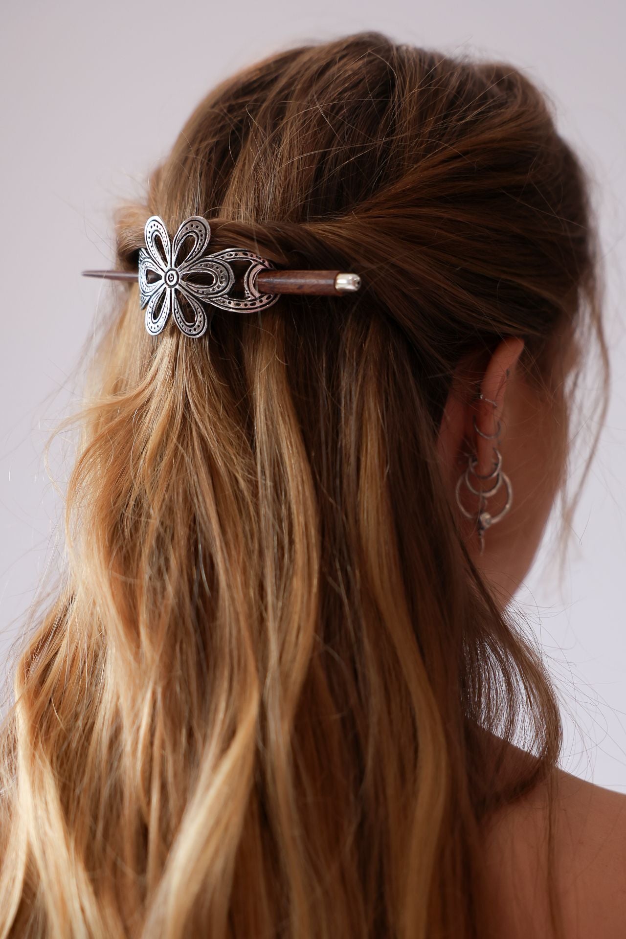 Zinnia  Hair Stick