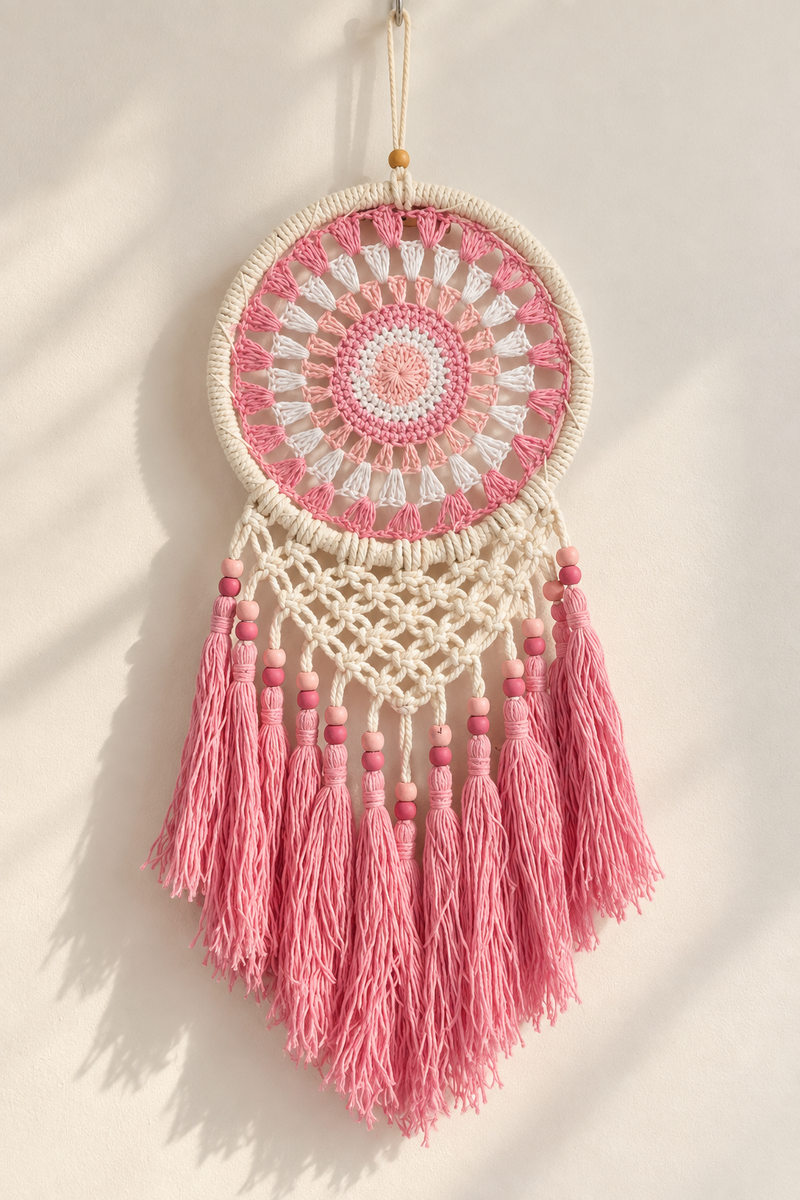Paiping Macrame Tassel Dreamcatcher