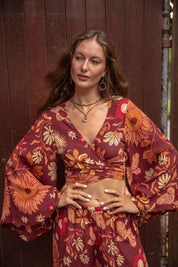 Lassi Wrap Top