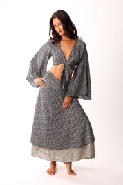 Long Wrap Skirt
