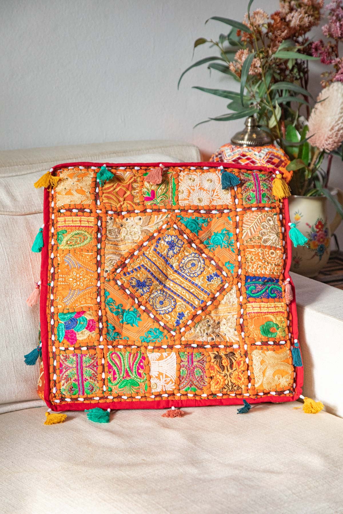 Gaddi Square Cushion