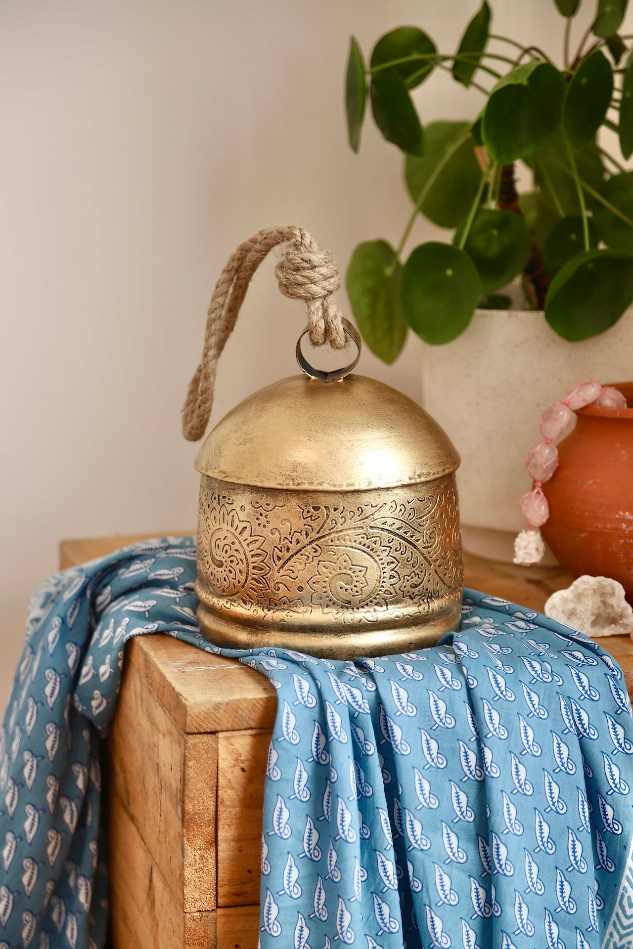 Large Brass Toned Bell