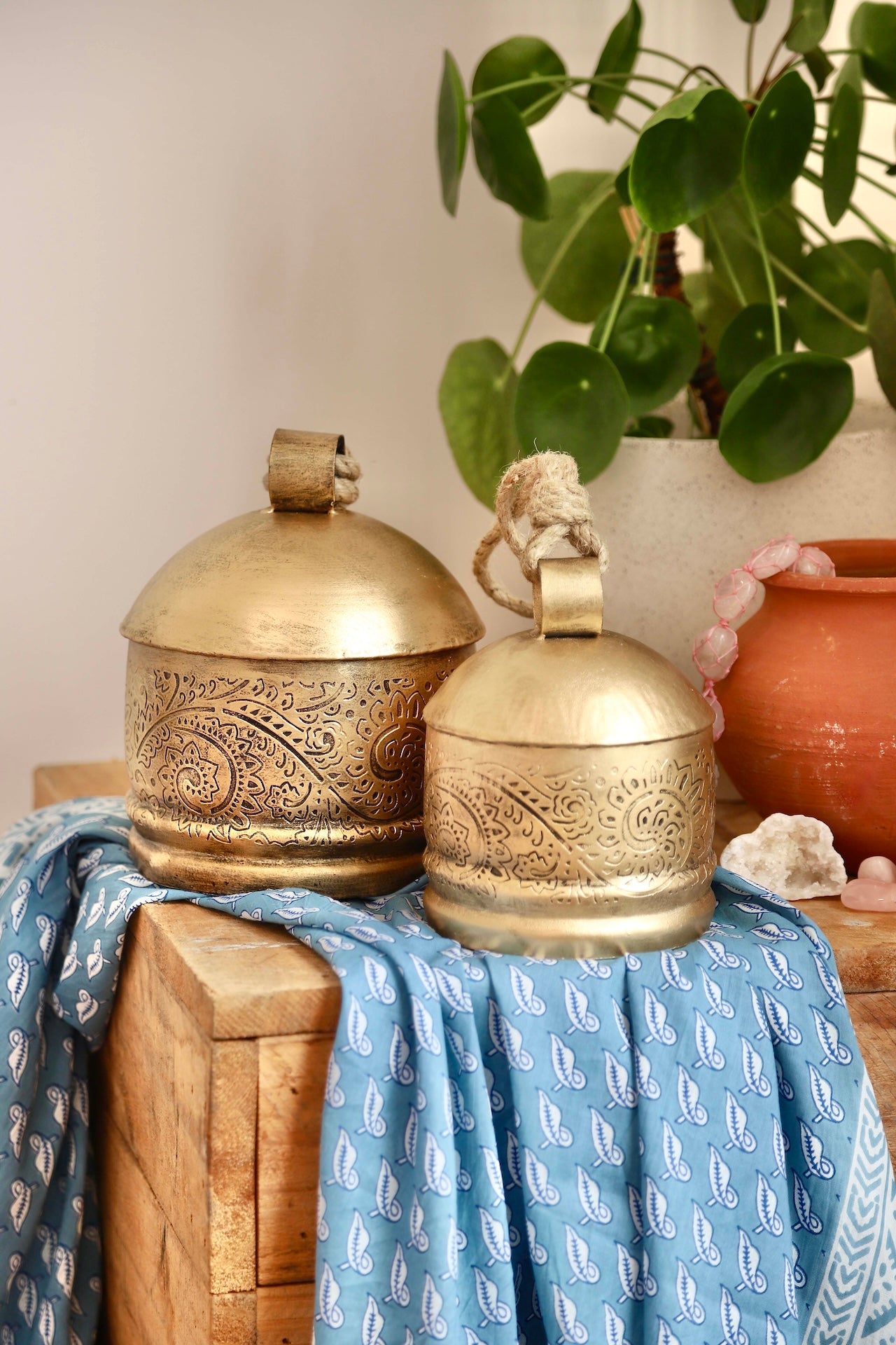 Large Brass Toned Bell