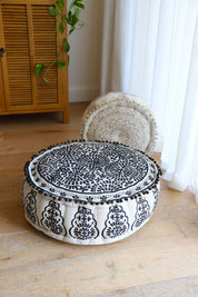 Black Embroidered Tufti