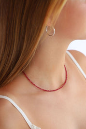 Beaded Ruby Necklace