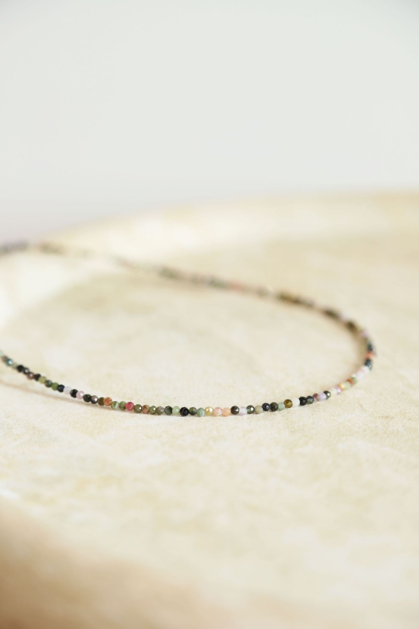 Beaded Tourmaline Necklace Tourmaline