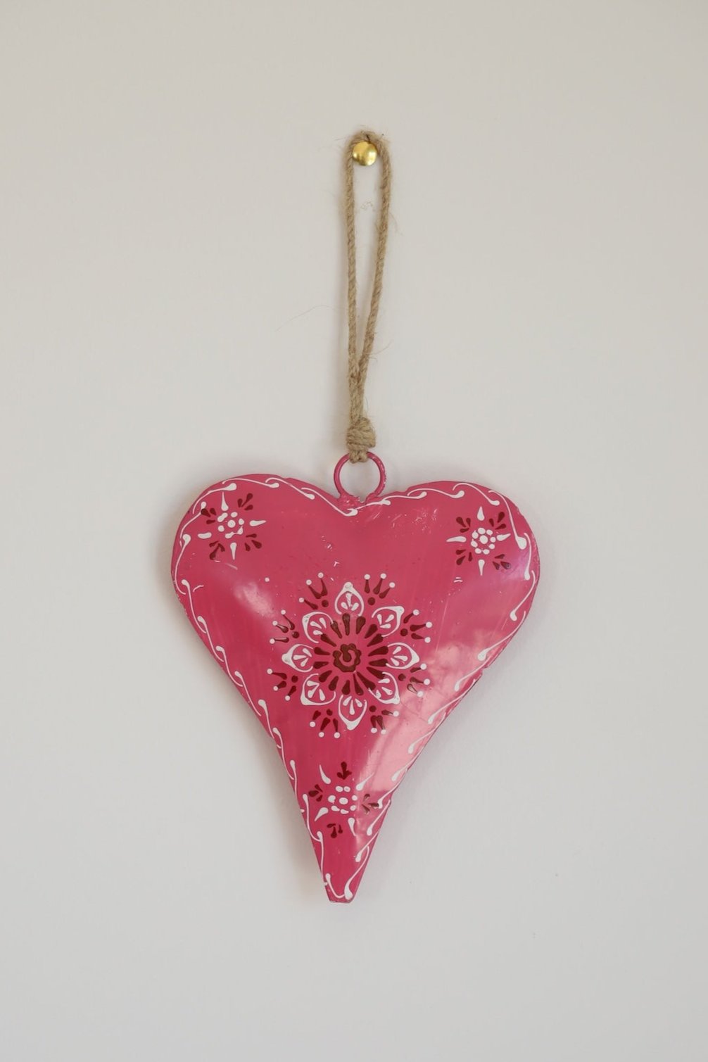 Mid size Pink Painted Heart